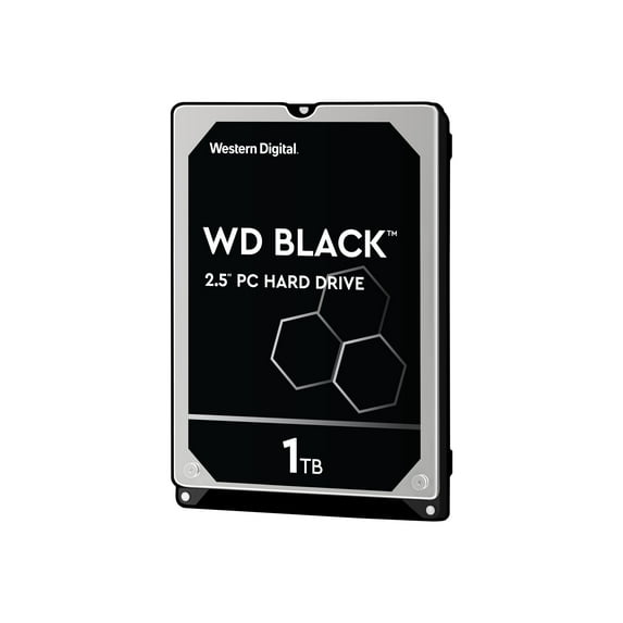 WD Black WD10JQLX - Hard drive - 1 TB - internal - 2.5" - SATA 6Gb/s - 7200 rpm - buffer: 32 MB