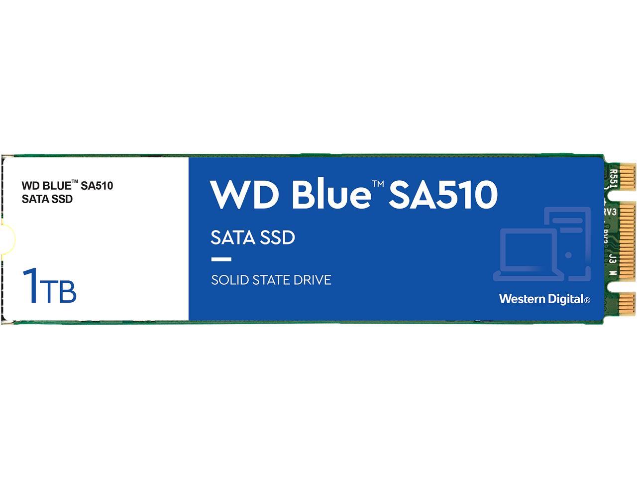 WD Blue 1TB SA510 M.2 Internal Solid State Drive SSD - WDS100T3B0B - image 1 of 10
