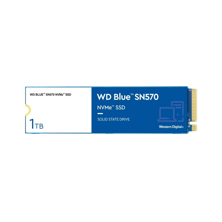 WD Blue 1TB SN570 Internal Drive NVMe SSD - Solid State, High