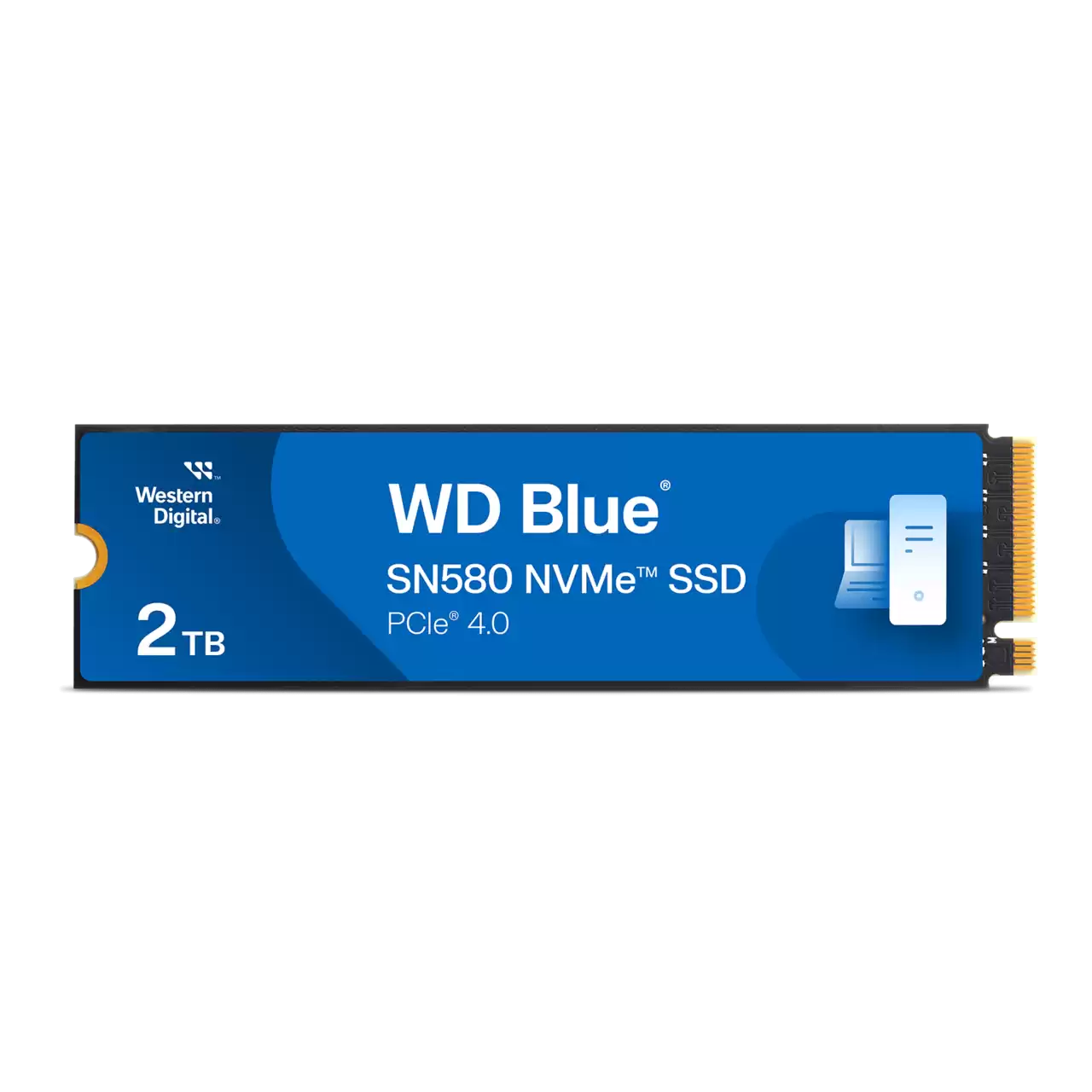 WD Blue 2TB SN580 NVMe SSD, Internal SSD - WDS200T3B0E-00CHF0