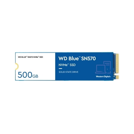 WD Blue 500GB SN570 NVMe SSD - WDBB9E5000ANC-WRWN