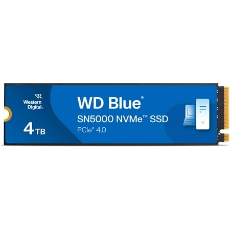 WD - Blue SN5000 4TB Internal SSD PCIe Gen 4 x4 NVMe