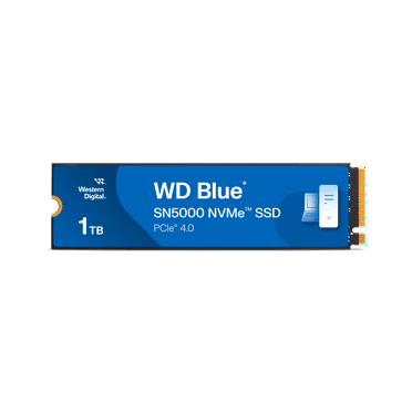 Western Digital 1TB WD Blue SN5000 NVMe SSD, PCIe Gen 4.0, up to 5,150 MB/s Read Speeds Internal Solid State Drive (SSD)