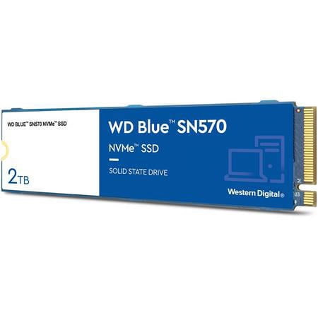 WD Blue SN570 WDBB9E0020BNC-WRSN 2 TB Solid State Drive, M.2 2280 Internal, PCI Express NVMe (PCI Express NVMe 3.0 x4)