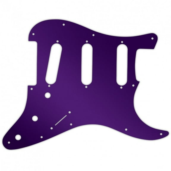 WD Custom Pickguard For Fender Stratocaster #14 Simulated Brushed Gold/Black PVC