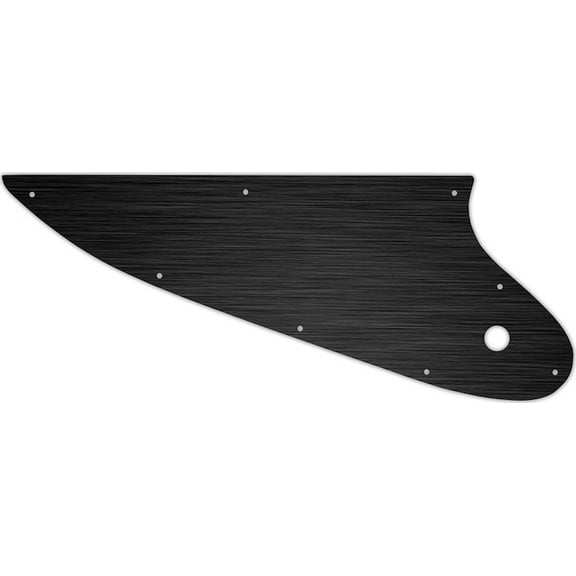 WD Custom Pickguard For Gibson 1963-1966 Thunderbird Bass #27 Simulated Black Anodized