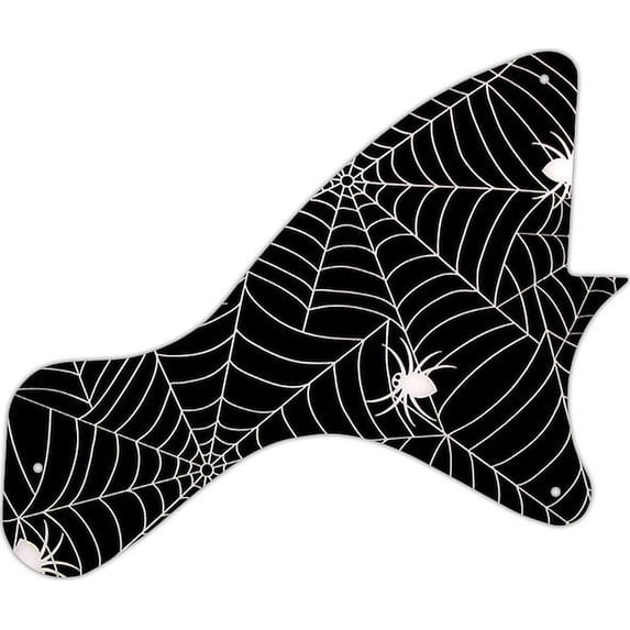 WD Custom Pickguard For Gibson Original Vintage Les Paul Junior #G20 Reverse Spider Web Graphic