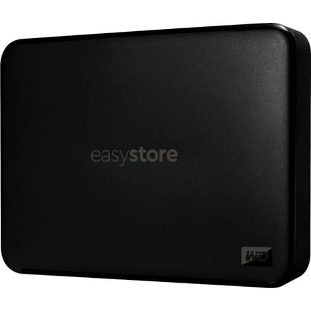 WD - Easystore 6TB External USB 3.0 Portable Hard Drive - Black