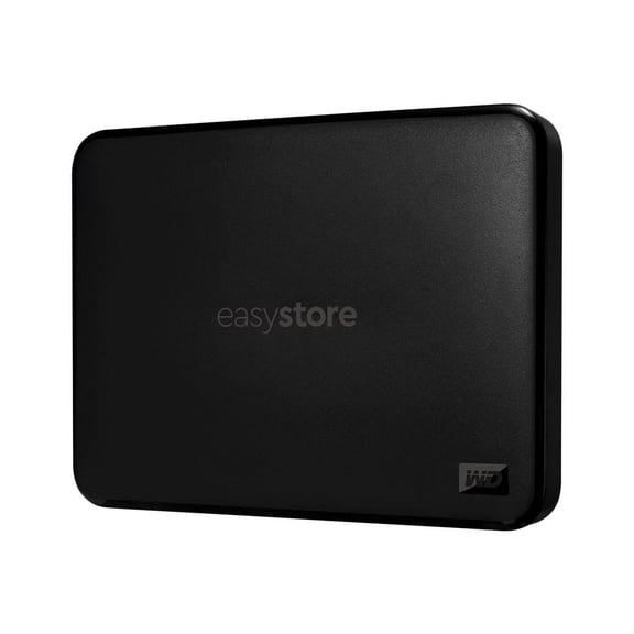 WD Easystore WDBAJN0010BBK - Hard drive - 1 TB - external (portable) - USB 3.0 - black