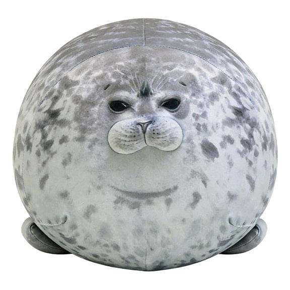 WD-Forest 8" Chubby Blob Seal Pillow Stuffed Cotton Plush Animal Toy Cute Ocean Ideal Gifts for Birthday Valentine Mother's Day Easter Housewarming