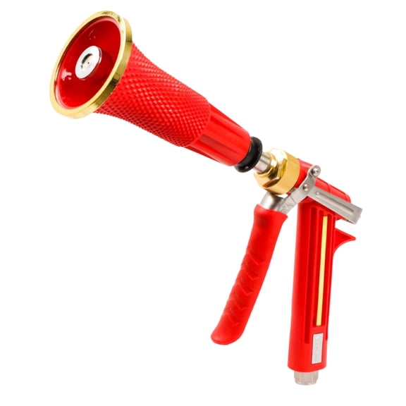 WD-Forest High Pressure Agricultural Sprayer 11" Long Range Jet Nozzle Copper Core Fruit Tree Sprayer for Yard Irrigation Red Orchard Spray Wand for Pest Control & Watering