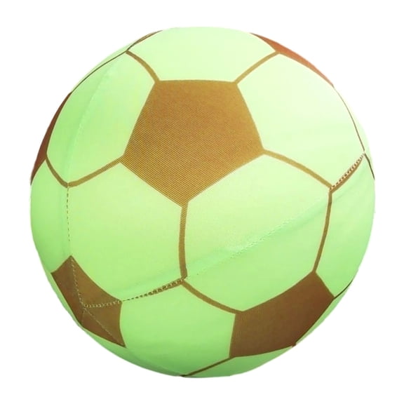 WD-Forest Training Silent Soccer Ball 8.3in Soft Foam Noise Reduction Sponge Football for Spring Summer