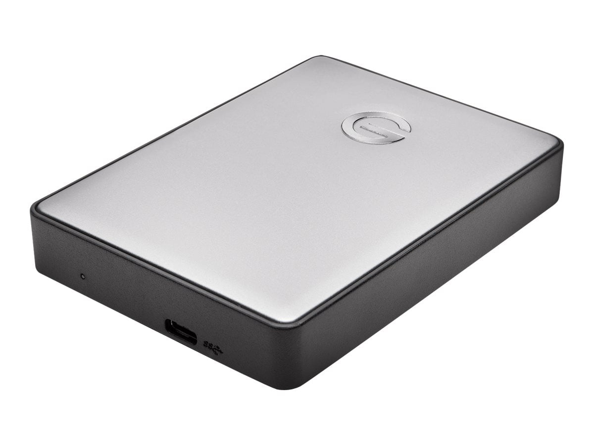 G-Technology G-DRIVE mobile USB-C - Hard drive - 4 TB - external (portable) - 2.5" - USB 3.1 Gen 1 (USB-C connector) - 5400 rpm - space gray