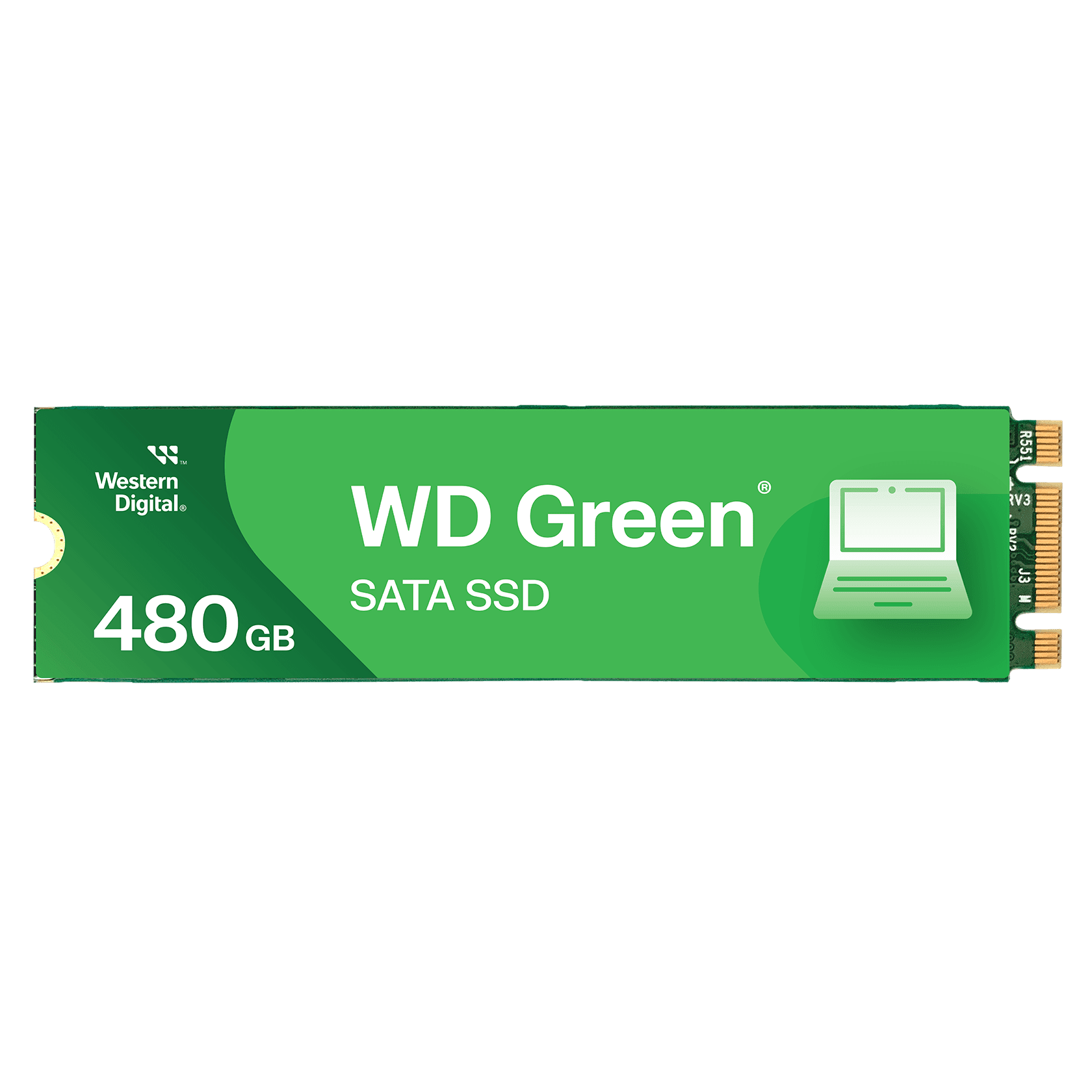 Western Digital 480GB WD Green SATA SSD, Internal M.2 2280 Solid
