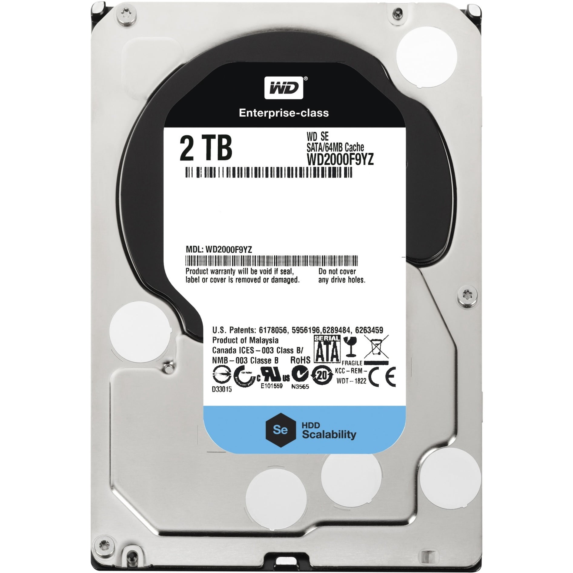 往年の名機　SHARP BD-HDW55改HDD 2TB Hewlett Packard WD2000F9YZ Tdsourcing 7200 Rpm Sata 6 Gb/s 64mb 3