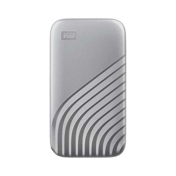 WD 1TB My Passport SSD, External Solid State Drive, Silver - WDBAGF0010BSL-WESN