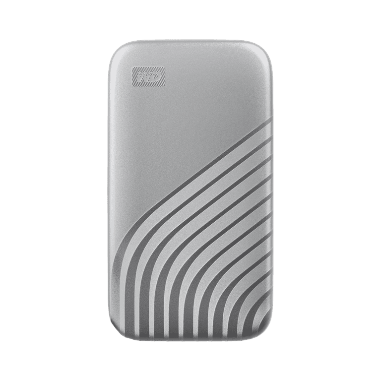 WD 1TB My Passport SSD, External Solid State Drive, Silver