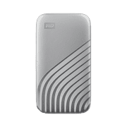 WD 1TB My Passport SSD, External Solid State Drive, Silver - WDBAGF0010BSL-WESN