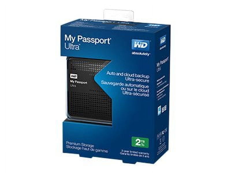 WD My Passport Ultra WDBMWV0020BTT Hard drive encrypted 2 TB