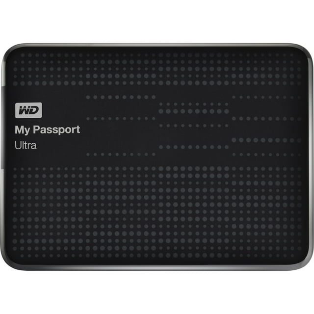 WD My Passport Ultra WDBPGC5000ABK-NESN 500 GB Portable Hard Drive, External, Black