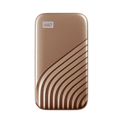 WD 500GB My Passport SSD, External Solid State Drive, Gold - WDBAGF5000AGD-WESN