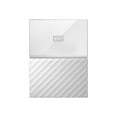 thumbnail image 1 of WD My Passport WDBS4B0020BWT - Hard drive - encrypted - 2 TB - external (portable) - USB 3.0 - 256-bit AES - white, 1 of 8