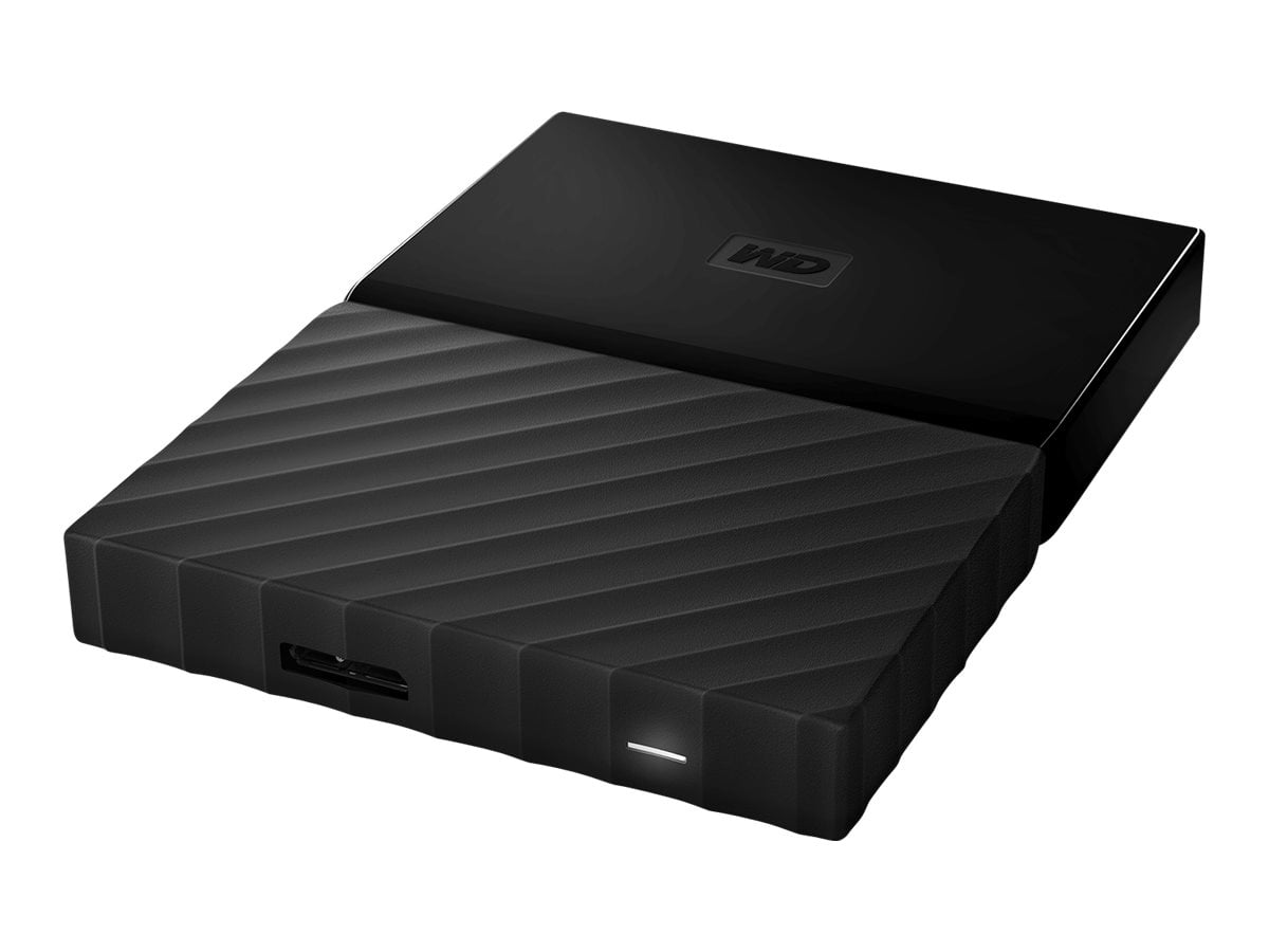 WD My Passport for Mac WDBFKF0010BBK - Hard drive - encrypted - 1 TB - external (portable) - USB 3.0 - 256-bit AES