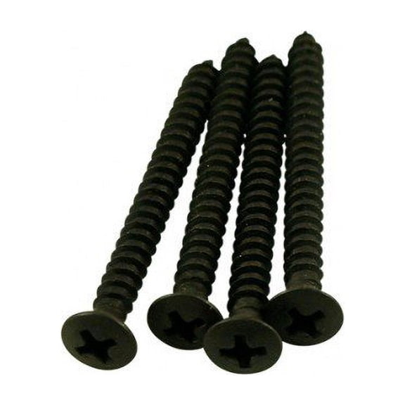 WD Neck Screw For Fender Style Guitars And Basses, 4 pack, Black