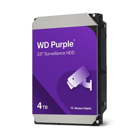 WD - Purple 4TB Surveillance Internal Hard Drive