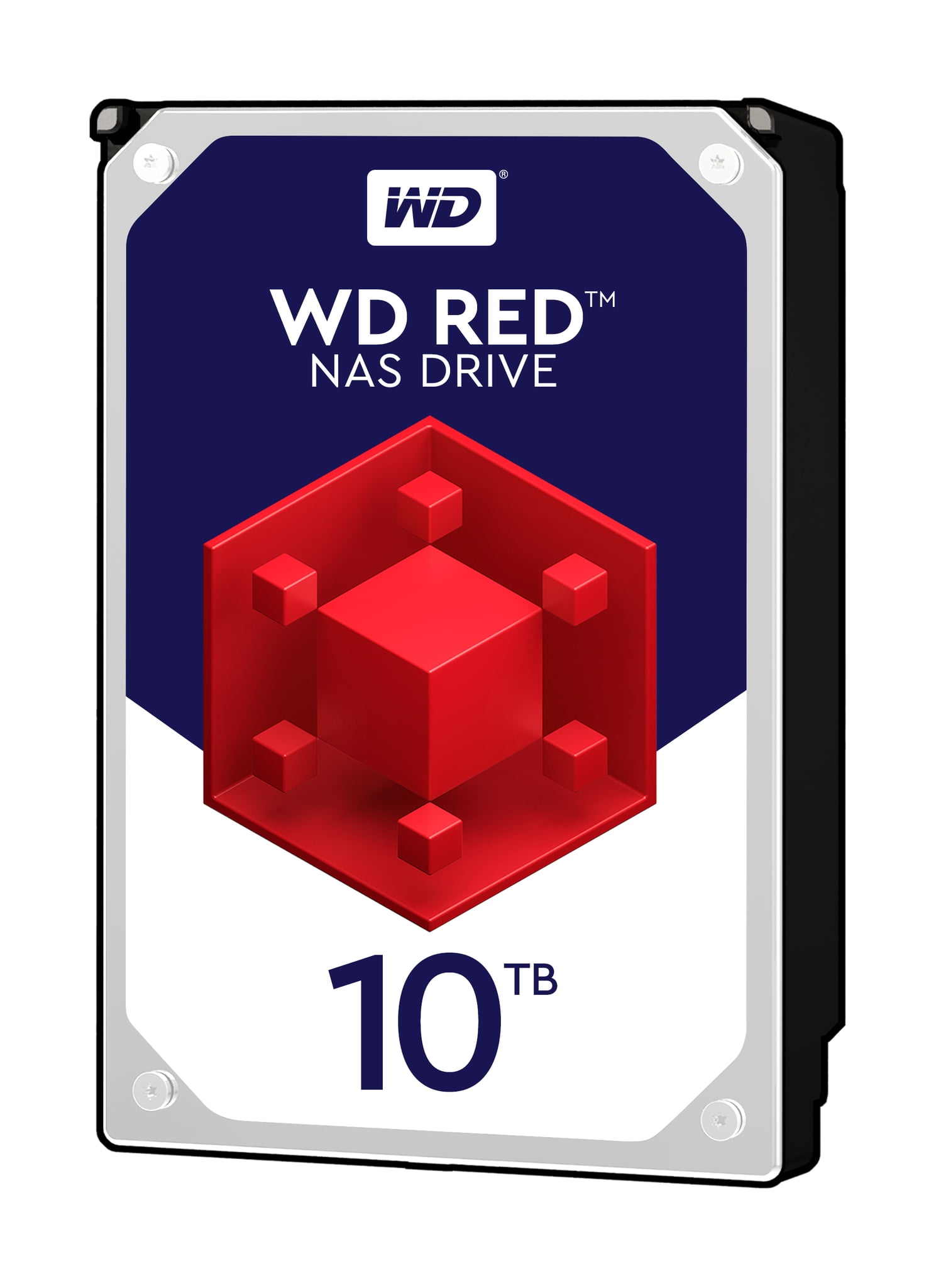 WD Red 10TB NAS Hard Disk Drive - 5400 Class SATA 6Gb/s Cache Inch - WD100EFAX - Walmart.com