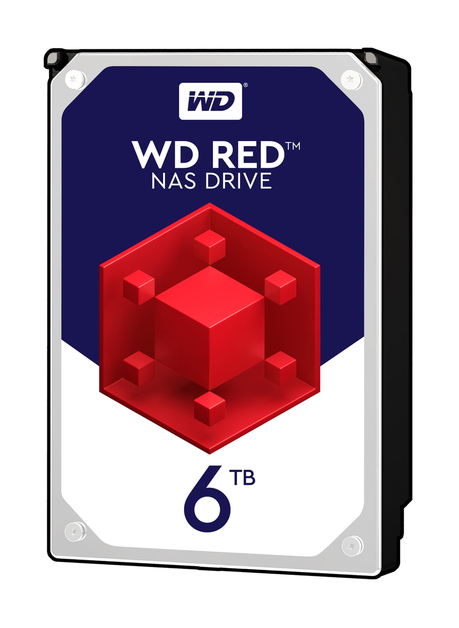  WD Red Plus 6TB NAS 3.5 Internal Hard Drive - 5400 RPM Class,  SATA 6 Gb/s, CMR, 64MB Cache : Electronics