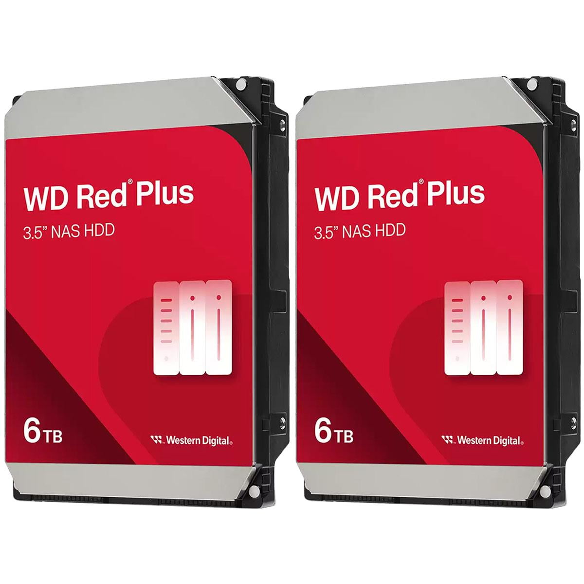 WD Red Plus 6TB NAS HDD 3.5インチ WD 2x Red Plus 6TB 3.5