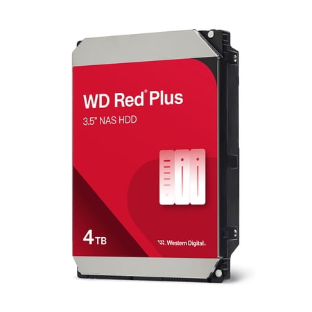Western Digital Red Plus 4TB 3.5" 5400rpm SATA Internal Hard Disk Drive WD40EFZZ