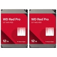 thumbnail image 1 of WD 2x WD Red Pro 12TB 3.5" SATA III Internal NAS Hard Drive, 1 of 9