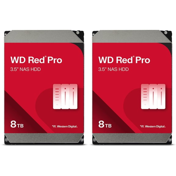 WD Red Pro 8TB 3.5" SATA III Internal NAS Hard Drive