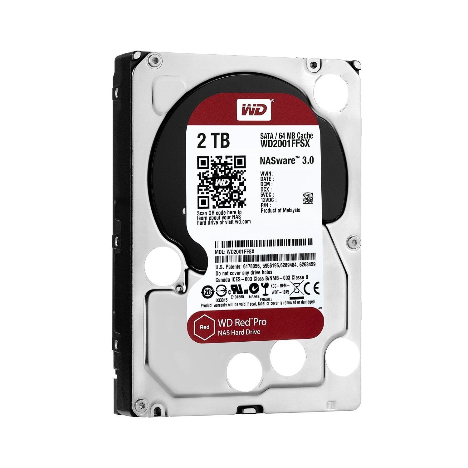 Western Digital WD2002FFSX （3.5 HDD 2TB） WD Red Pro WD2002FFSX - hard drive - 2 TB - SATA 6Gb/s