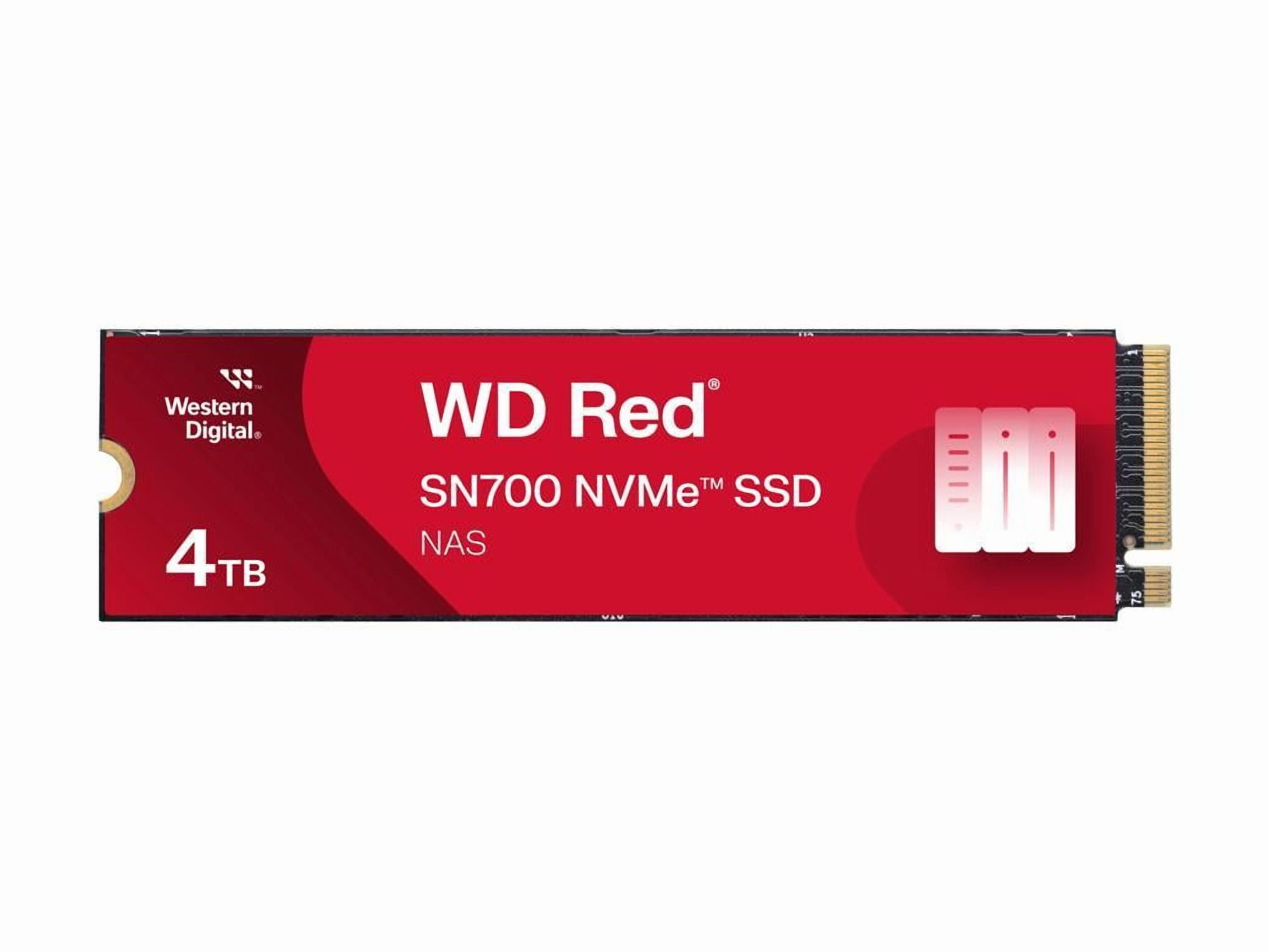 Western Digital 4TB WD Red SN700 NVMe SSD for NAS Devices