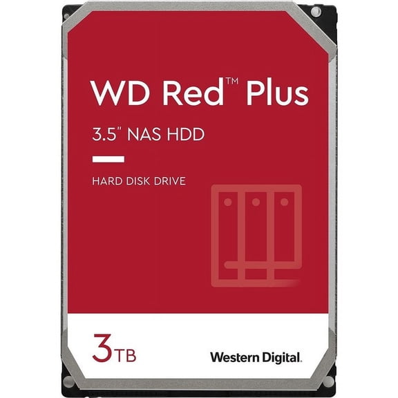 WD Red WD30EFRX 3 TB 3.5" Internal Hard Drive - SATA - 64 MB Buffer