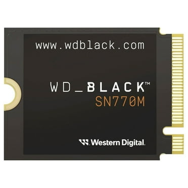 WD_BLACK 500GB SN770M M.2 2230 NVMe SSD for Handheld Gaming Devices, Speeds up to 5,000MB/s, TLC 3D NAND, Great for Steam Deck and Microsoft Surface - WDBDNH5000ABK-WRSN