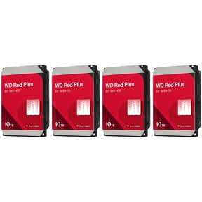 WD RED PLUS 10TB 512MB CACHE 4-PK
