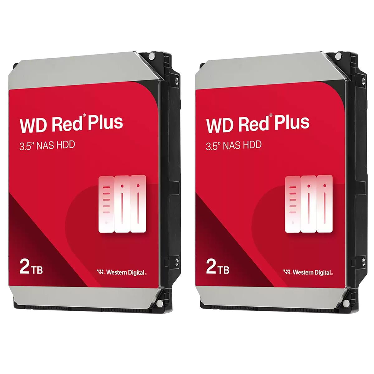 WD Red Plus 3.5インチHDD 2TB WD20EFZX【新品同様】 WD【紅標Plus