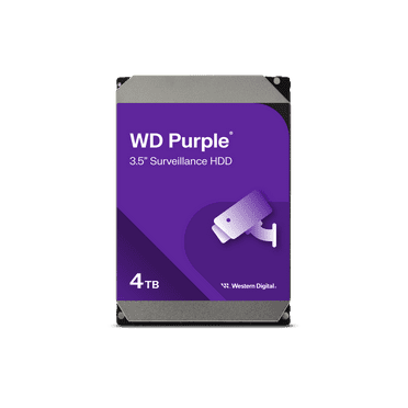 WD WD43PURZ 4TB WD Purple Surveillance Internal Hard Drive HDD - SATA 6 Gb/s, 256 MB Cache, 3.5" - WD43URZ
