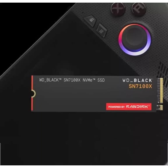 WD WDBELH0040BBK-WRSN 4TB SN7100X NVMe SSD Built for ROG Xbox Ally (X) & PC, Read Speeds Up to 7,250MB/s