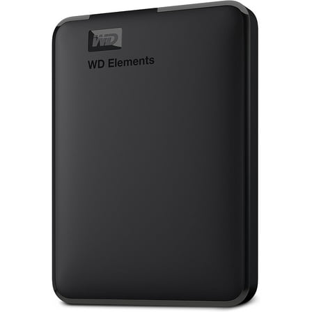 WD WDBU6Y0020BBK-WESN  2TB Elements Portable External Hard Drive HDD, USB 3.0, Compatible with PC, Mac, PS4 & Xbox - Black