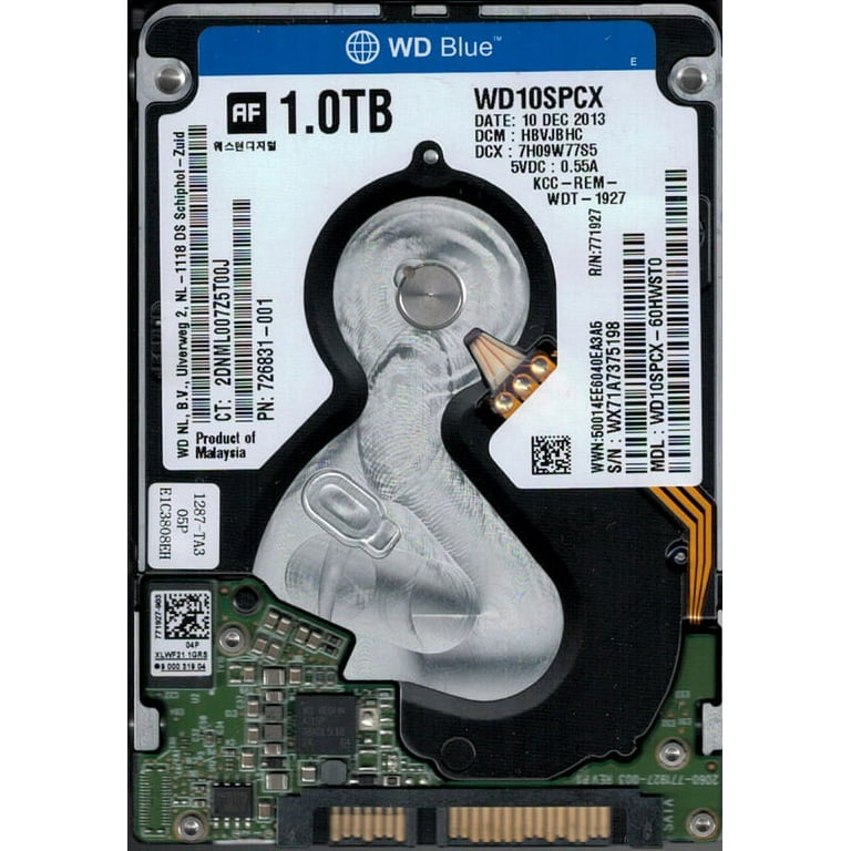 WD10SPCX-60HWST0 DCM: HBVJBHC WX71A Western Digital 1TB - Walmart.com