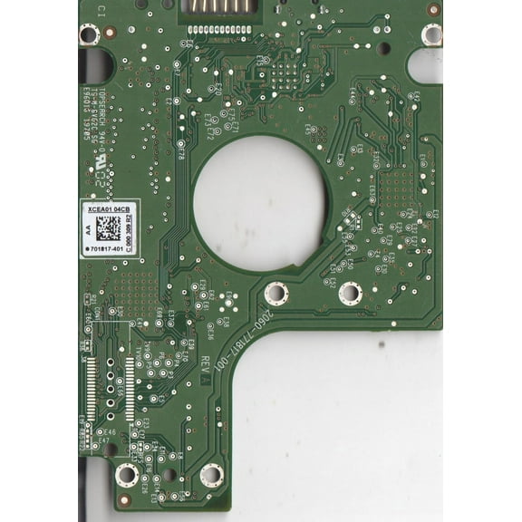 WD10TMVV-11TK7S2, 701817-401 AA, WD USB 2.5 PCB