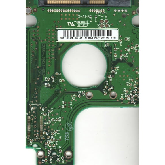 WD1200BEVS-00LAT0, 2061-701424-700 AA, WD SATA 2.5 PCB