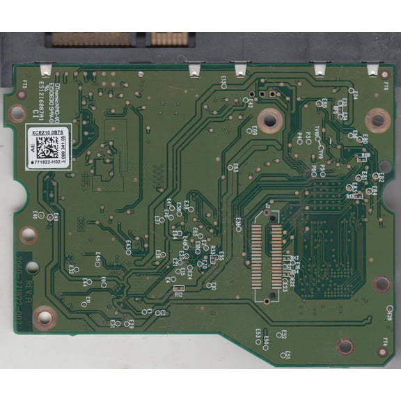 WD2003FZEX-00Z4SA0, 771822-H02 AE, WD SATA 3.5 PCB