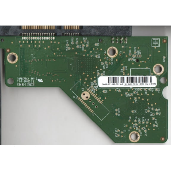 WD20EARS-60MVWB0, 2061-771698-802 AA, REV P1, WD SATA 3.5 PCB