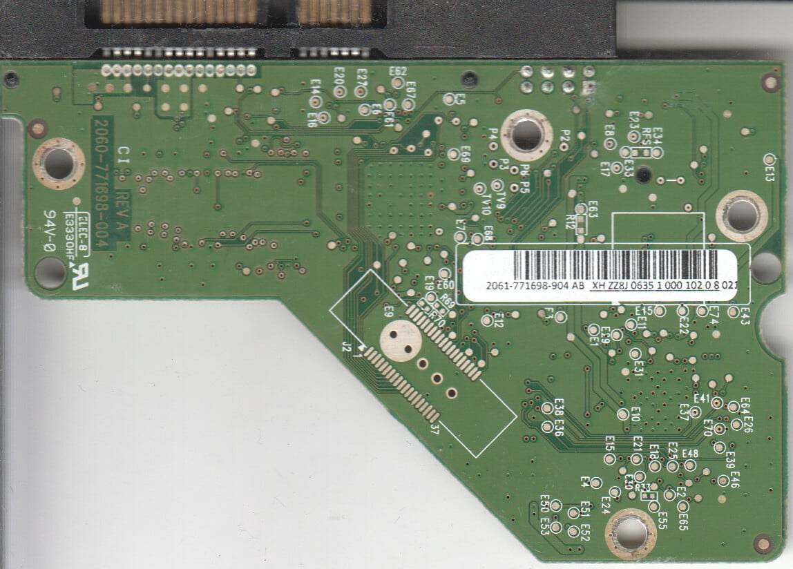 Western Digital WD20EARS-00MVWB0 2060-771698-002 REV A (6500) PCB for Sale - Donor Drive Parts